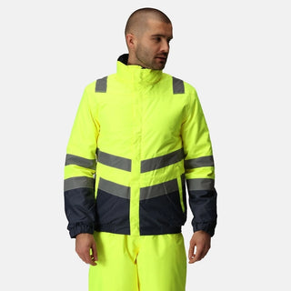 Men's Waterproof Hi-Vis Bomber Jacket