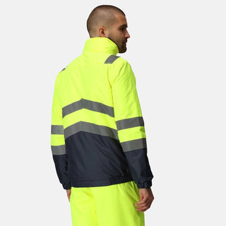 Men's Waterproof Hi-Vis Bomber Jacket