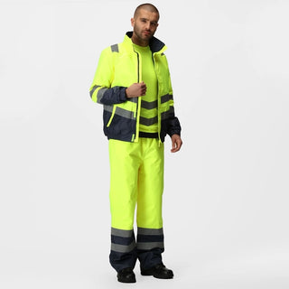 Men's Waterproof Hi-Vis Bomber Jacket