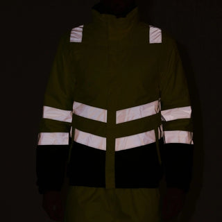 Men's Waterproof Hi-Vis Bomber Jacket