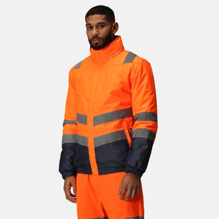 Men's Waterproof Hi-Vis Bomber Jacket