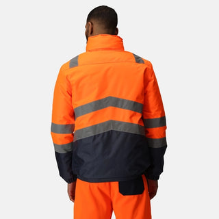 Men's Waterproof Hi-Vis Bomber Jacket