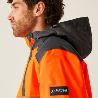 Men's Hi-Vis Waterproof Insulated Reflective Overhead Bomber Jacket