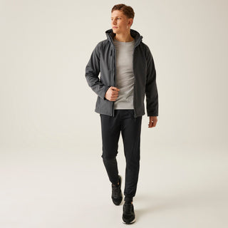Men's Repeller Lined Softshell Hooded Jacket