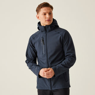 Men's Repeller Lined Softshell Hooded Jacket
