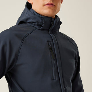 Men's Repeller Lined Softshell Hooded Jacket