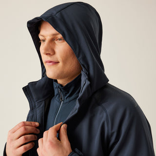 Men's Repeller Lined Softshell Hooded Jacket
