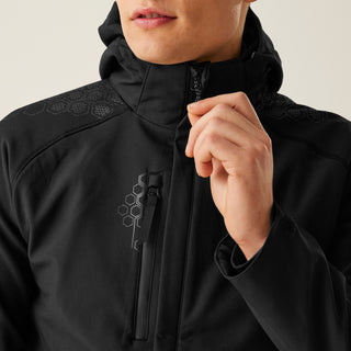 Men's Repeller Lined Softshell Hooded Jacket