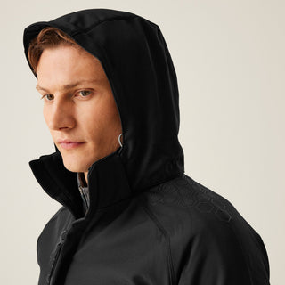 Men's Repeller Lined Softshell Hooded Jacket