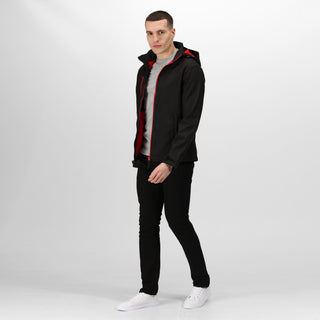 Men's Venturer 3 Layer Printable Hooded Softshell Jacket