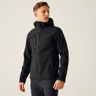Men's Venturer 3 Layer Printable Hooded Softshell Jacket