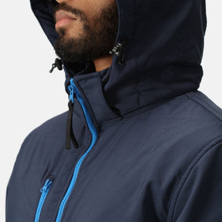 Men's Venturer 3 Layer Printable Hooded Softshell Jacket