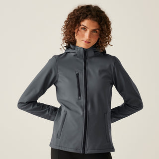 Women's Venturer 3-layer Printable Hooded Softshell Jacket