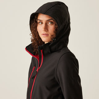 Women's Venturer 3-layer Printable Hooded Softshell Jacket