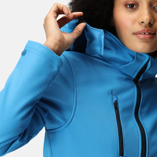 Women's Venturer 3-layer Printable Hooded Softshell Jacket