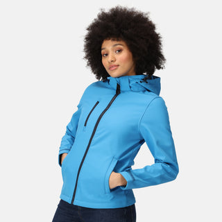 Women's Venturer 3-layer Printable Hooded Softshell Jacket
