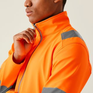 Men's Hi-Vis Pro Contract Ablaze 2 Layer Softshell Jacket