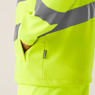 Men's Hi-Vis Pro Contract Ablaze 2 Layer Softshell Jacket