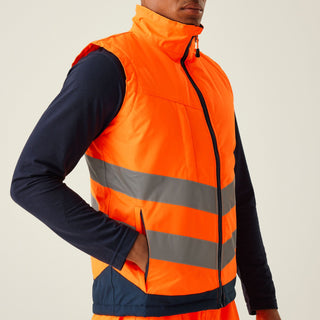 Men's Hi-Vis Pro Insulated Reflective Bodywarmer
