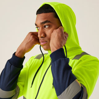 Men's Hi-Vis Pro Full Zip Hoodie