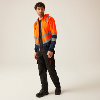 Men's Hi-Vis Pro Full Zip Hoodie