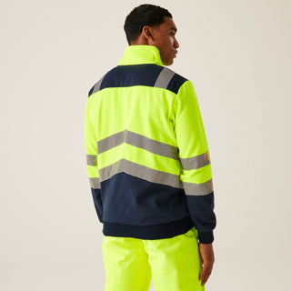 Men's 2-tone Quarter-Zip Top