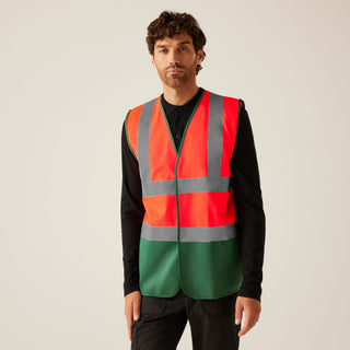 Men's Two Tone Hi-Vis Vest