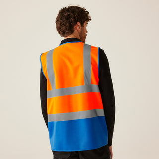 Men's Two Tone Hi-Vis Vest