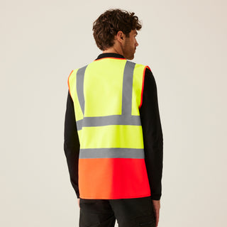 Men's Two Tone Hi-Vis Vest