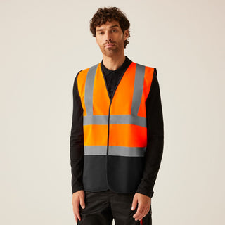Men's Two Tone Hi-Vis Vest