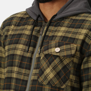 Men's Seige Hooded Shirt Jacket