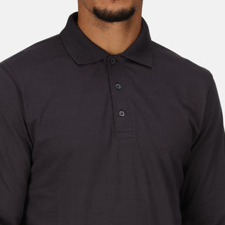 Men's 65/35 LS Polo Top