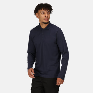 Men's 65/35 LS Polo Top