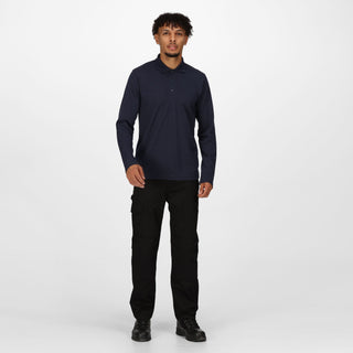 Men's 65/35 LS Polo Top
