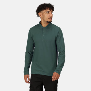 Men's 65/35 LS Polo Top