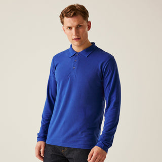 Men's 65/35 LS Polo Top