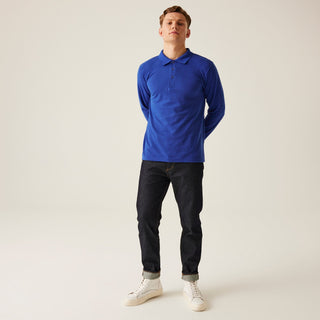 Men's 65/35 LS Polo Top