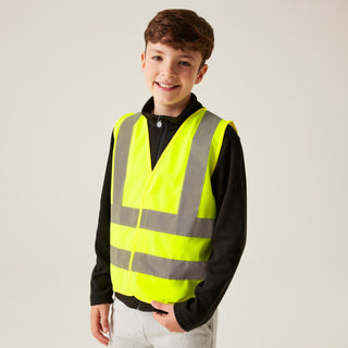 Kids' Hi Vis Vest Fluro Red