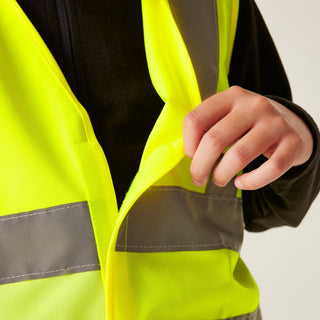 Kids' Hi Vis Vest Fluro Red