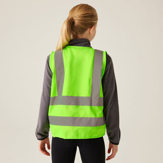 Kids' Hi Vis Vest Fluro Red