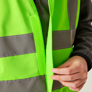 Kids' Hi Vis Vest Fluro Red