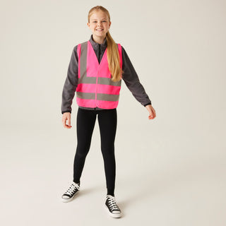 Kids' Hi Vis Vest Fluro Red