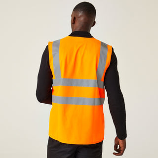 Men's Essential HI-VIS Easy Print Vest Pack of 10