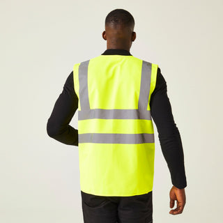 Men's Essential HI-VIS Easy Print Vest Pack of 10