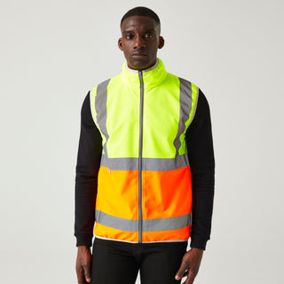 Men's Pro HI-VIS Full Zip Gilet