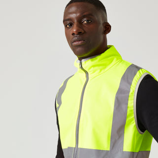 Men's Pro HI-VIS Full Zip Gilet