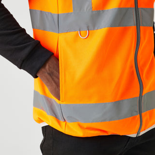 Men's Pro HI-VIS Full Zip Gilet
