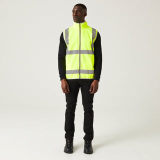 Men's Pro HI-VIS Full Zip Gilet