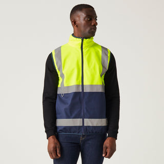 Men's Pro HI-VIS Full Zip Gilet