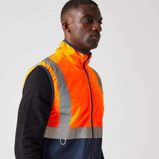 Men's Pro HI-VIS Full Zip Gilet